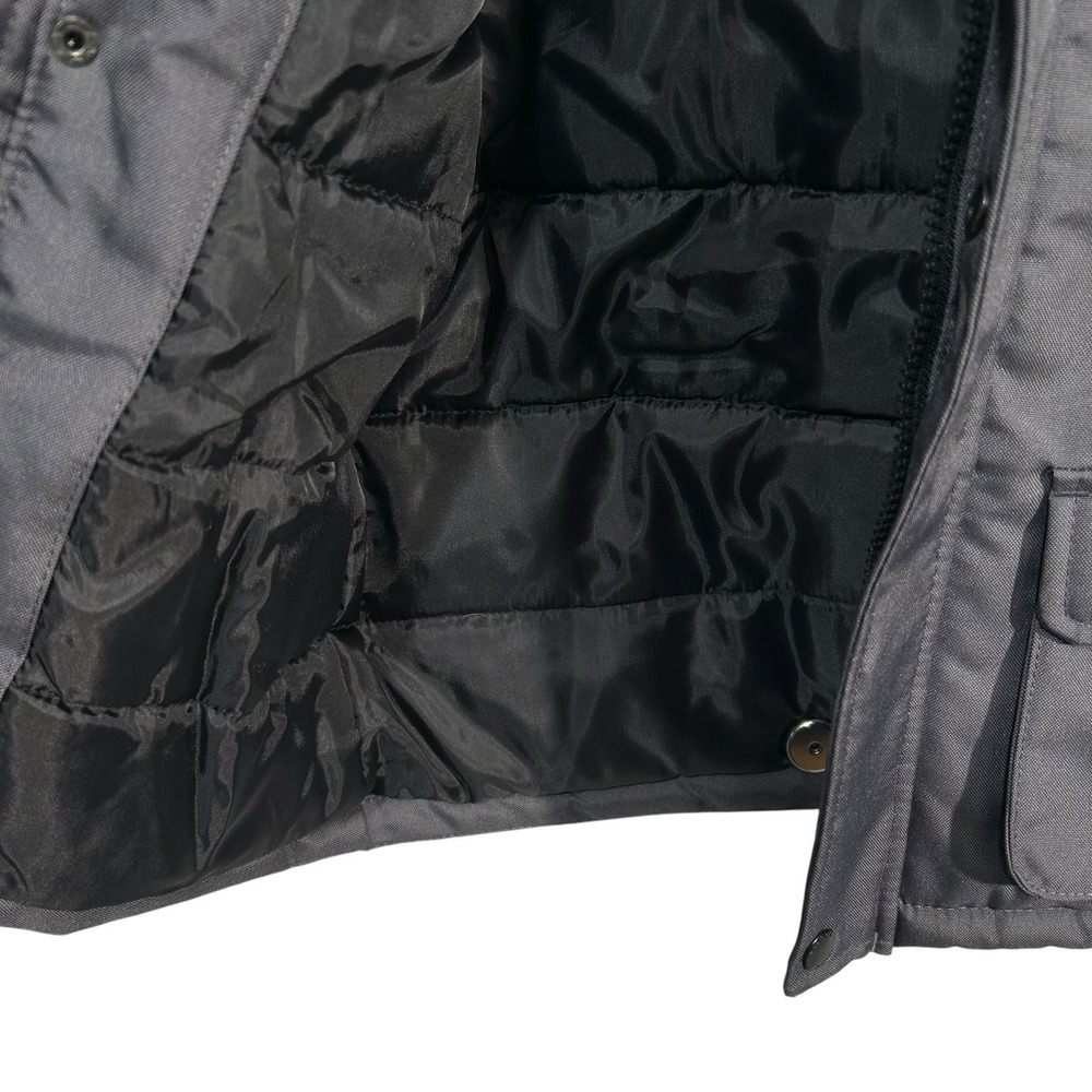 Nautica Toddler Boys Snorkel Snow Jacket Size 3T Gray Black Water Resistant Coat - Picture 4 of 9